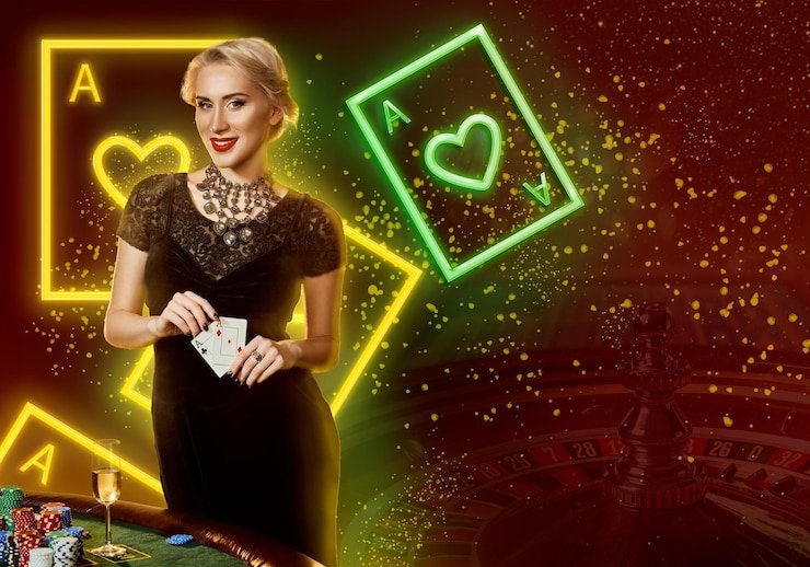 Live Baccarat dealer at nomor cambodia studio table